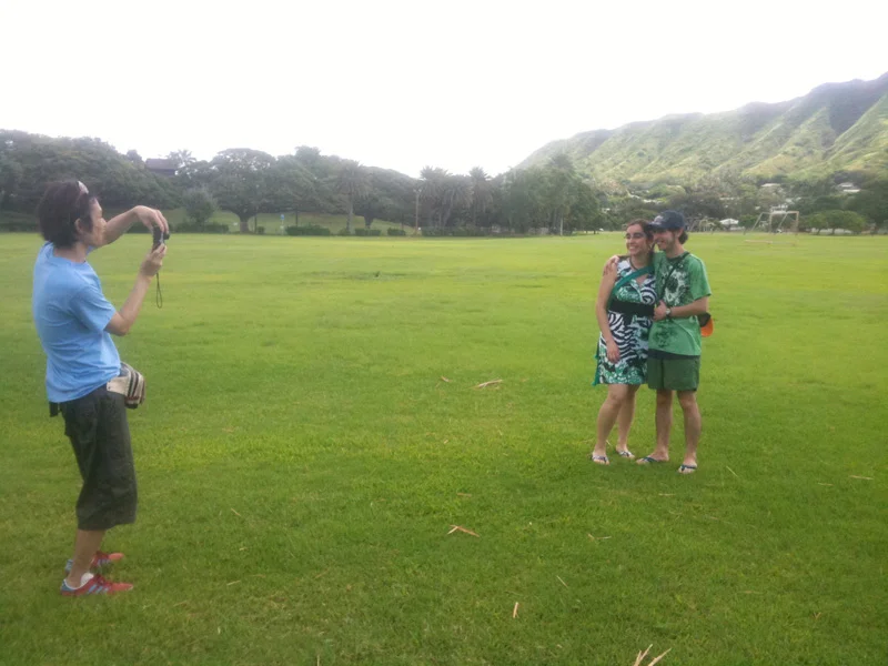 [初めてのビジネスクラスでハワイ旅行記19] ダイアモンドヘッドが良く見えるカピオラニ公園
