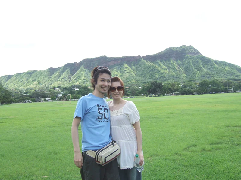 [初めてのビジネスクラスでハワイ旅行記19] ダイアモンドヘッドが良く見えるカピオラニ公園