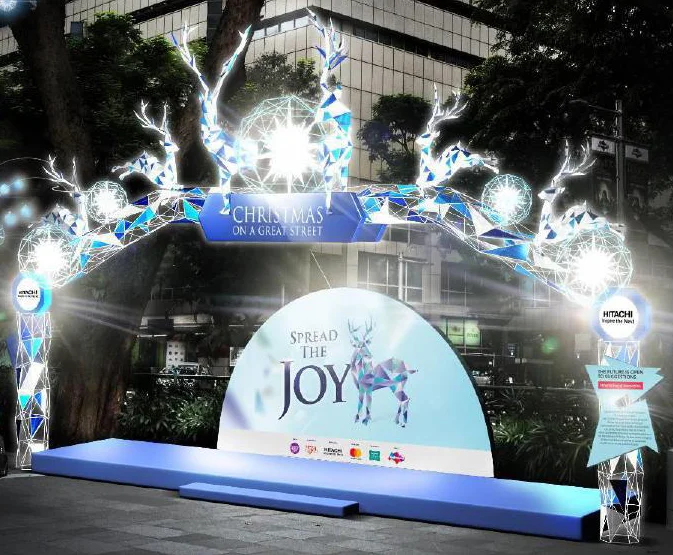 [常夏のシンガポール・クリスマス旅行記7] オーチャードロードの2016年のクリスマスイルミネーションのテーマは「Spread the Joy」