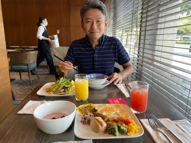 [台湾とタイを巡るマリオット・ボンヴォイ旅行記10] シェラトングランド台北の朝食ビュッフェ