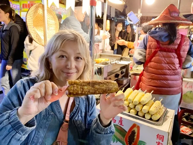 [台湾とタイを巡るマリオット・ボンヴォイ旅行記29] 饒河街観光夜市で食べ歩き
