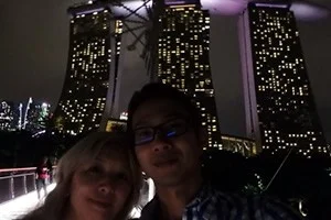 [常夏のシンガポール・クリスマス旅行記40] シンガポールの夜景の定番・地下鉄で植物園に向かう