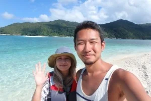 [マレーシアの秘境離島・レダン島GW旅行記50] 無人島「Pulau Kerengga - 蟻島」に着いたぞー！・・・って疲れた（汗）。
