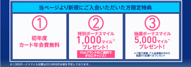 初年度年会費無料！最大26000マイル獲得のシークレット紹介キャンペーン