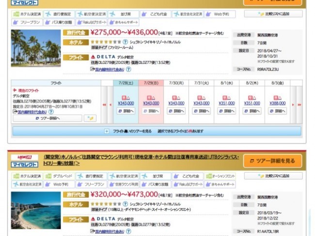 家族 ハワイ旅行 予算
