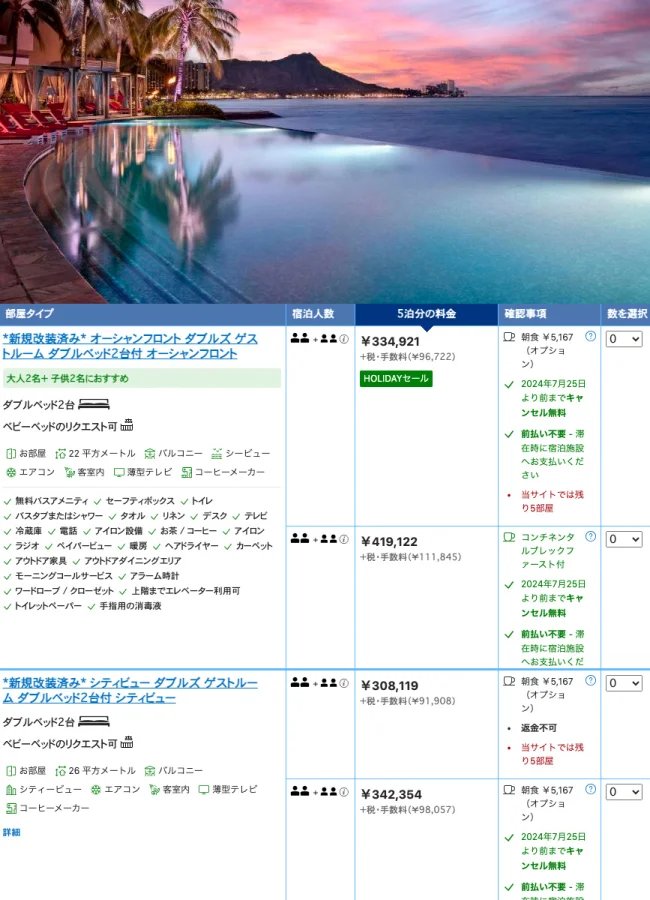 家族 ハワイ旅行 予算