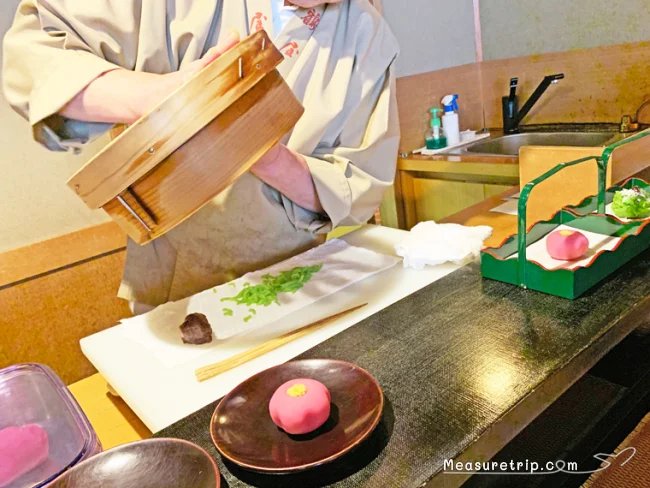 京都観光 おすすめ カフェ 和菓子 実演
