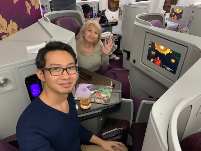 タイ国際航空 B789 ビジネスクラス