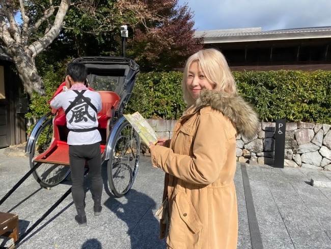 人力車 京都 嵐山 観光