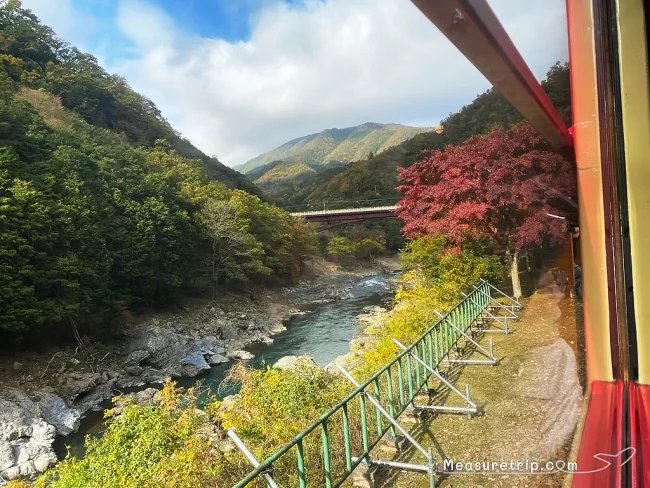 嵯峨野 嵐山 トロッコ列車 乗り方