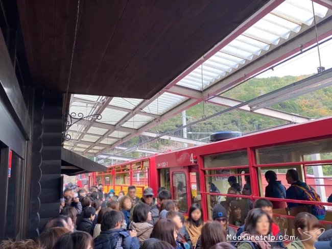 嵯峨野 嵐山 トロッコ列車 乗り方