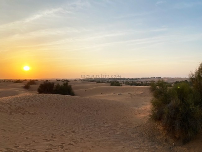 アルマハデザートリゾート 砂漠のアクティビティ