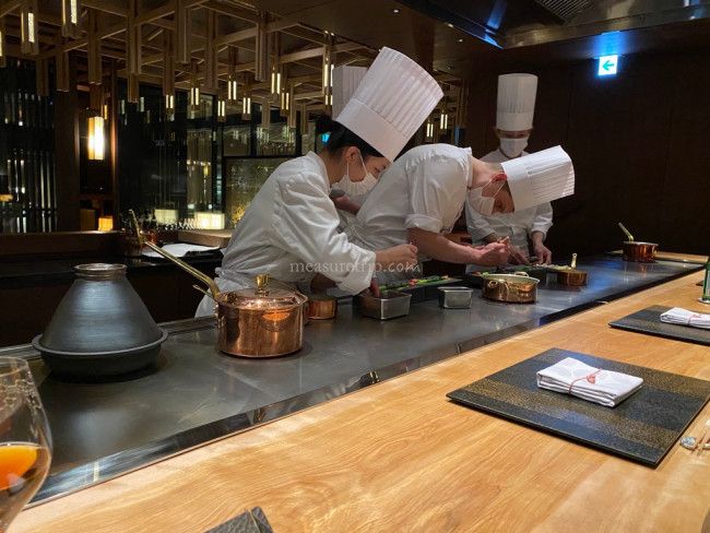 ホテルザ三井京都 鉄板焼ガストロノミー
