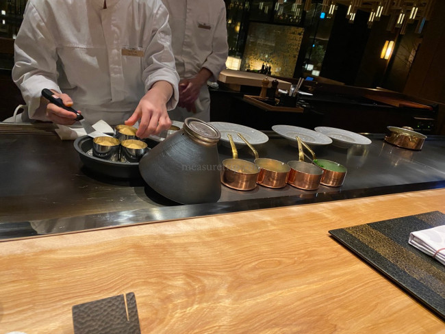 ホテルザ三井京都 鉄板焼ガストロノミー