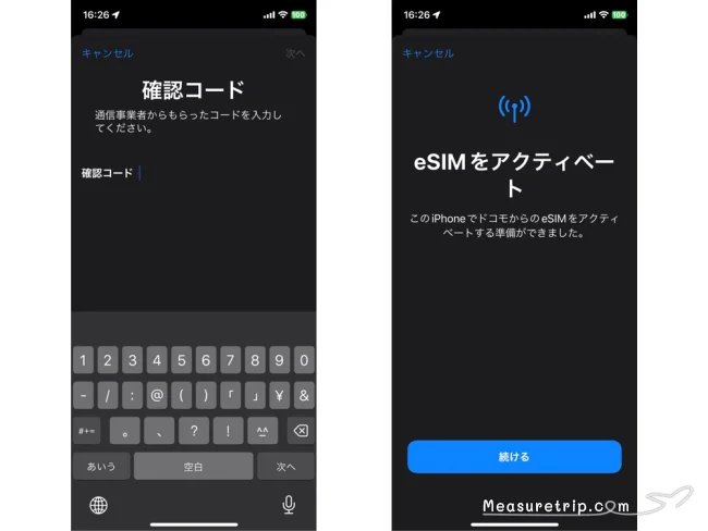 ahamo(アハモ)物理SIMからeSIMに変更方法