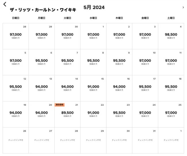 ハワイ ホテル代 格安 無料 宿泊 安い 高級ホテル