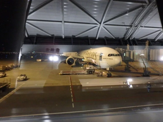 [初めての冬の地中海クルーズ旅行記19] 1日目・関空-ドバイ エミレーツ航空EK317便に搭乗