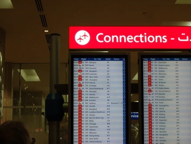[初めての冬の地中海クルーズ旅行記21] 2日目・ドバイ国際空港で乗り継ぎ