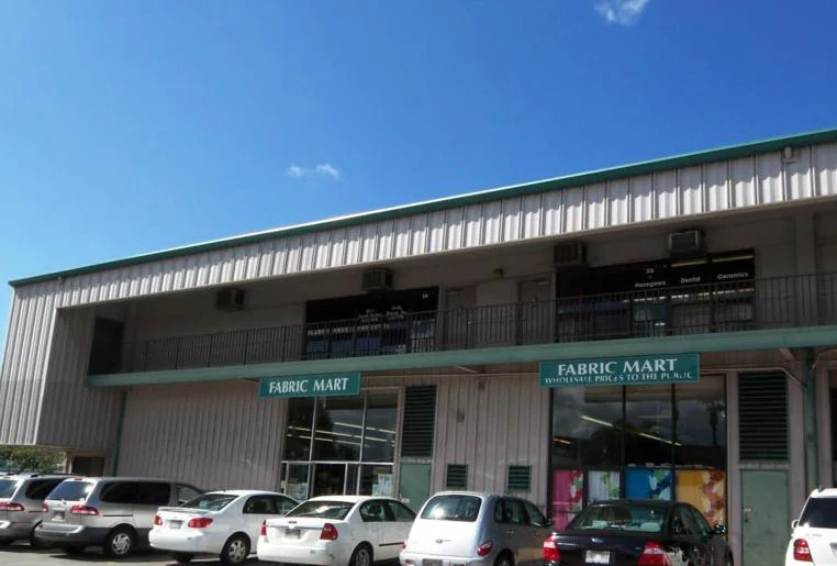 [初めてのビジネスクラスでハワイ旅行記14] ザ・バスでハワイアンキルトのお店「ファブリック・マート(Fabric Mart)アイエア(Aiea)本店」へ
