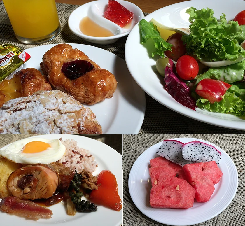 [夫婦で行くタイ・パタヤ旅行記16] ウッドランドホテル・パタヤの朝食
