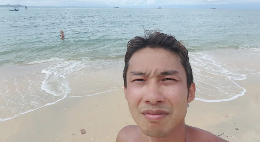 [雨季で格安！ベトナム・フーコック島旅行記44] ベトナム・フーコック島、雨季のビーチの透明度
