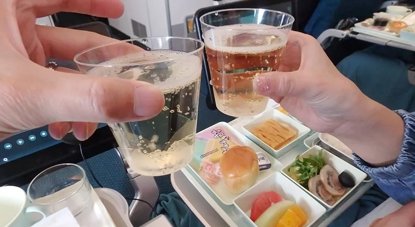 [常夏のシンガポール・クリスマス旅行記11] ベトナム航空 VN321便はエアバスA350＆機内食