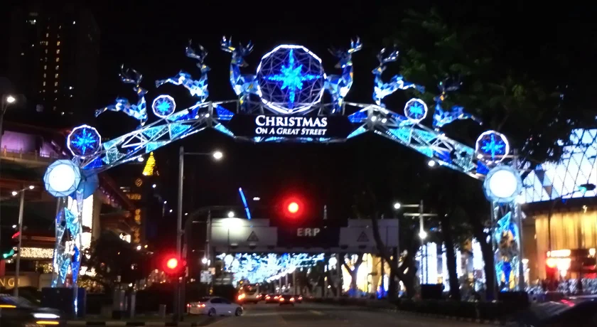 [常夏のシンガポール・クリスマス旅行記31] シンガポールのクリスマスイルミネーション(前編)