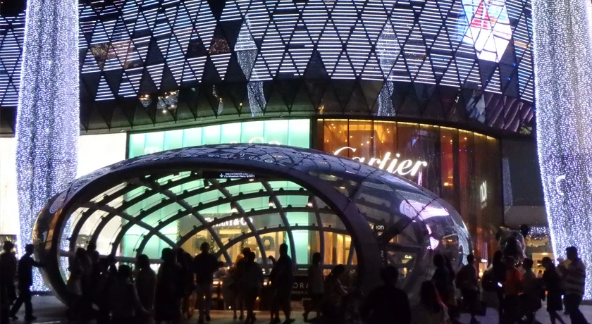 [常夏のシンガポール・クリスマス旅行記31] シンガポールのクリスマスイルミネーション(前編)
