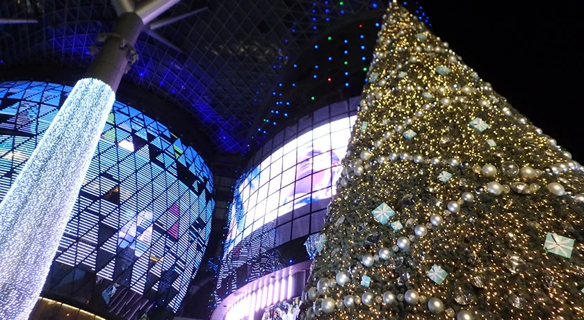 [常夏のシンガポール・クリスマス旅行記34] シンガポールのクリスマスイルミネーション(後編)
