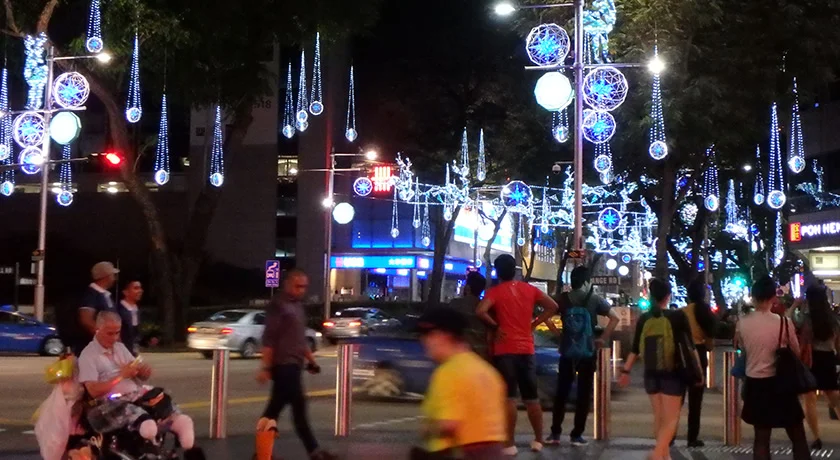 [常夏のシンガポール・クリスマス旅行記34] シンガポールのクリスマスイルミネーション(後編)