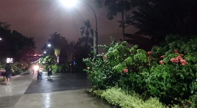 [常夏のシンガポール・クリスマス旅行記40] シンガポールの夜景の定番・地下鉄で植物園に向かう