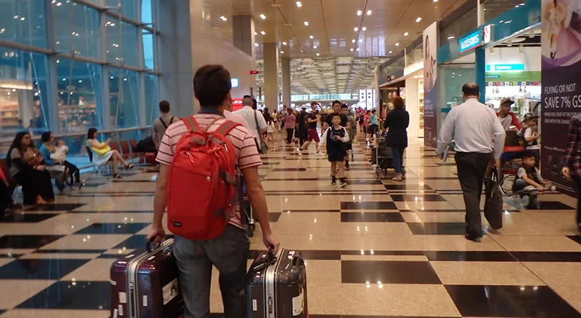 [常夏のシンガポール・クリスマス旅行記47] シンガポールは安くて便利・帰りも空港まで地下鉄で