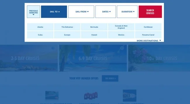 [LAからメキシコクルーズ＆ディズニーランド旅行記6] カーニバルクルーズの本サイトでの予約の仕方