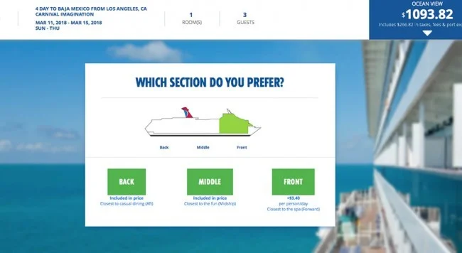[LAからメキシコクルーズ＆ディズニーランド旅行記6] カーニバルクルーズの本サイトでの予約の仕方