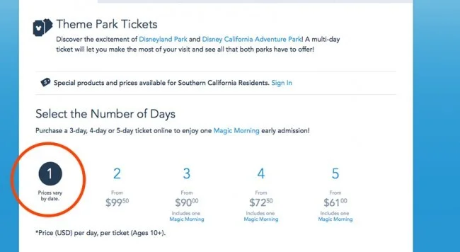 [LAからメキシコクルーズ＆ディズニーランド旅行記9] ディズニーランドLAのチケットをネットで購入