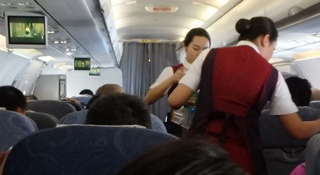 [LAからメキシコクルーズ＆ディズニーランド旅行記15] 中国国際航空。短距離フライトでも機内食を提供してくるって、地味にスゴいと思うんだが。。。