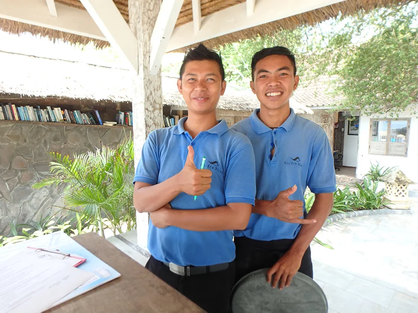 [インドネシアのパリピ秘境・ギリ島旅行記21] 2日目・ギリトラワンガン島のエコリゾート「Gili Eco Villas / ギリエコヴィラズ」(前編)