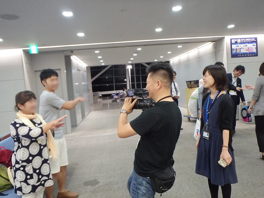 [エアアジアで行く激安ハワイ旅行記6] エアアジアXのCEO「ベンジャミン・イスマイル」さんとミヅキの2ショット・・・なんかペアルックみたいやん・・・。