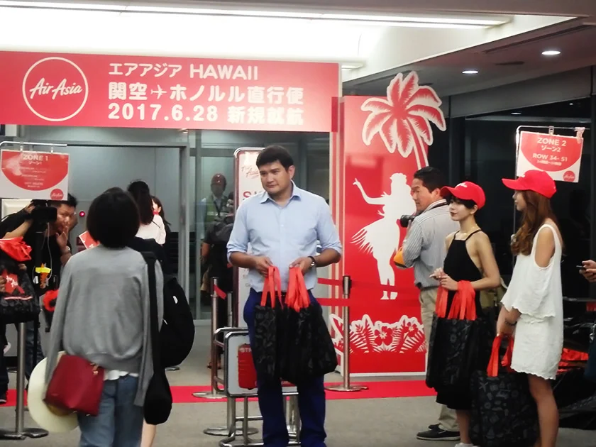[エアアジアで行く激安ハワイ旅行記7] エアアジアX・ハワイ線の機内の座席の様子レポート。