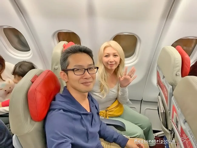 【実体験レポート】エアアジアX・ハワイ線の機内の様子と座席シートの広さ / LCC AirAsia