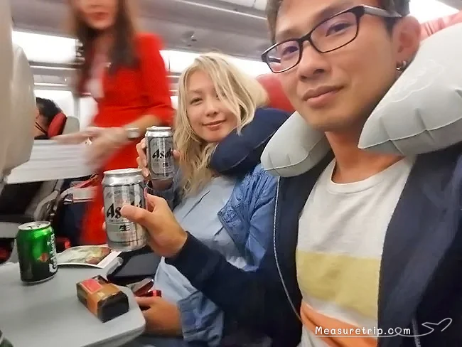 【実体験レポート】エアアジアX・ハワイ線の機内の様子と座席シートの広さ / LCC AirAsia