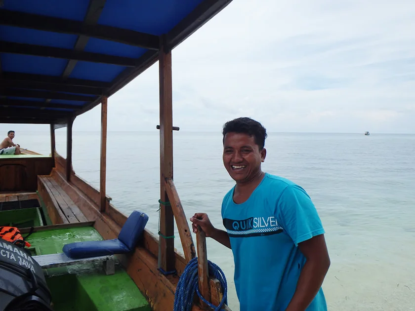 【ゴールデンウィーク格安ビーチリゾート インドネシア ギリ島 旅行記 ブログ 40】初めてのボートシュノーケルを終えて。