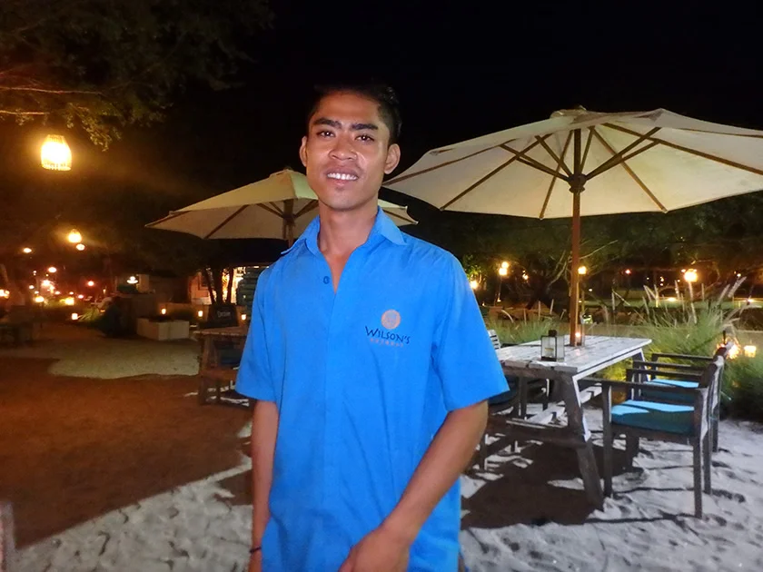 [インドネシアのパリピ秘境・ギリ島旅行記41] ギリ島北部の人気レストラン「Wilson’s - ウィルソンズ」