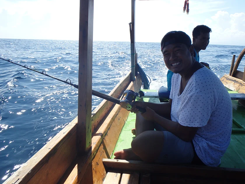 [インドネシアのパリピ秘境・ギリ島旅行記44] 初めての旅行先での釣り。そしてその成果は?