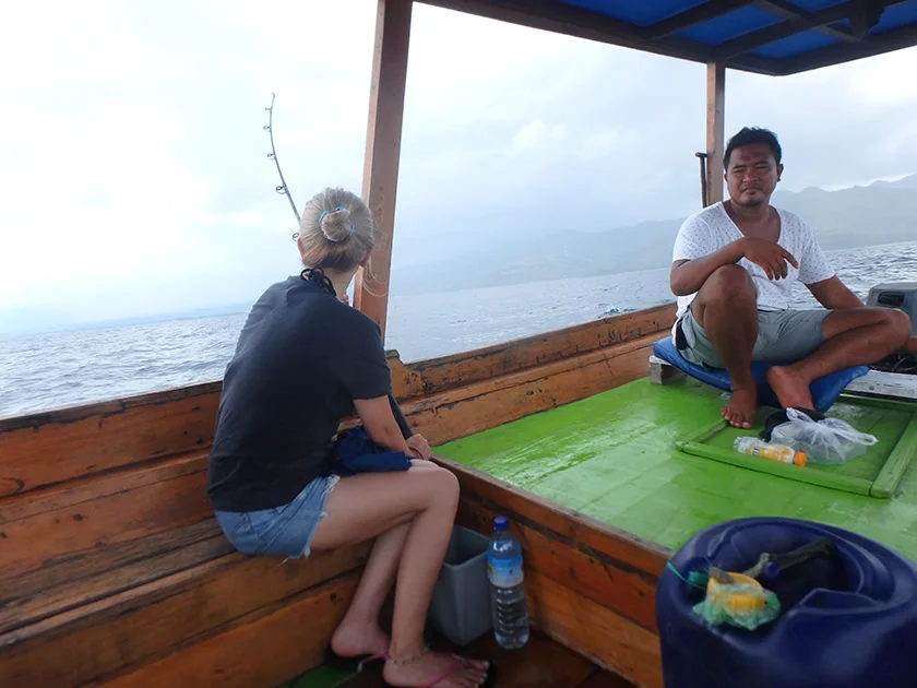 [インドネシアのパリピ秘境・ギリ島旅行記44] 初めての旅行先での釣り。そしてその成果は?