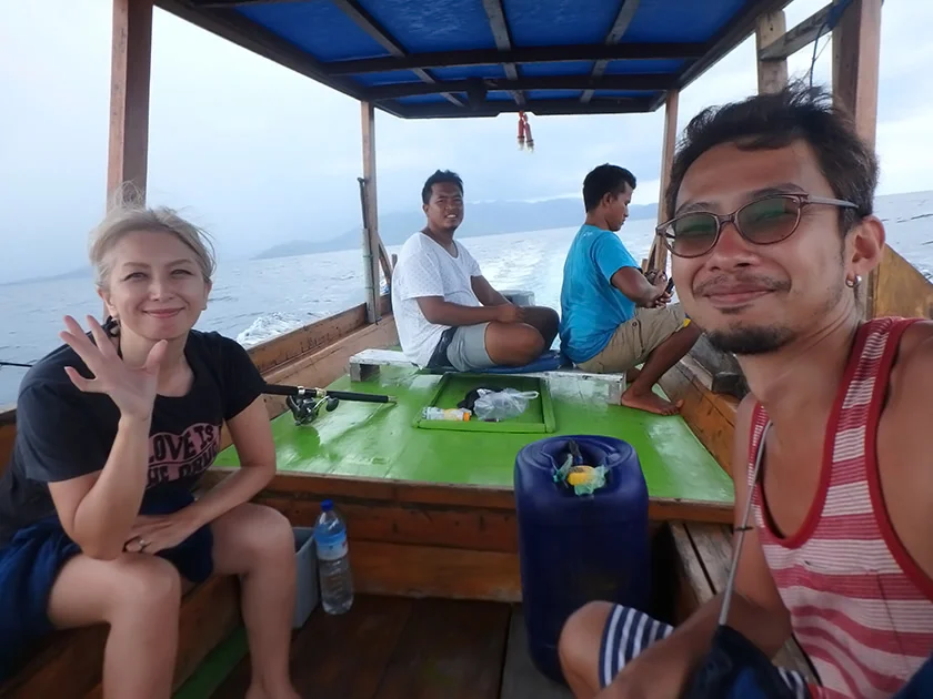 [インドネシアのパリピ秘境・ギリ島旅行記44] 初めての旅行先での釣り。そしてその成果は?