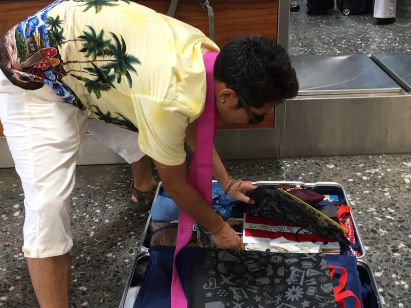 [エアアジアで行く激安ハワイ旅行記40] まさかの受託荷物20kg超え。超過料金はなんと100ドル(汗)