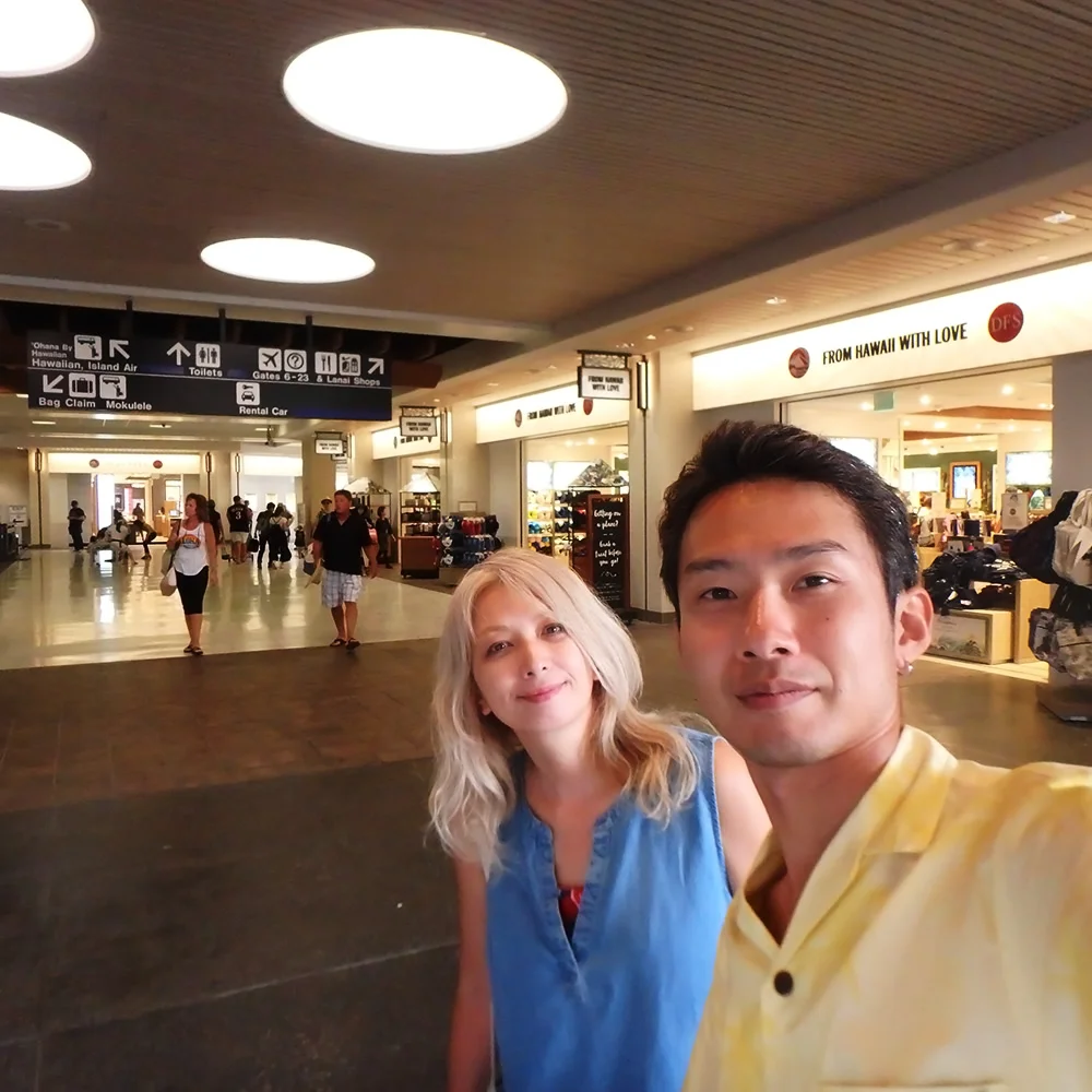 [エアアジアで行く激安ハワイ旅行記41] ダニエル・K・イノウエ国際空港(ホノルル)の出発エリアにたどり着く。