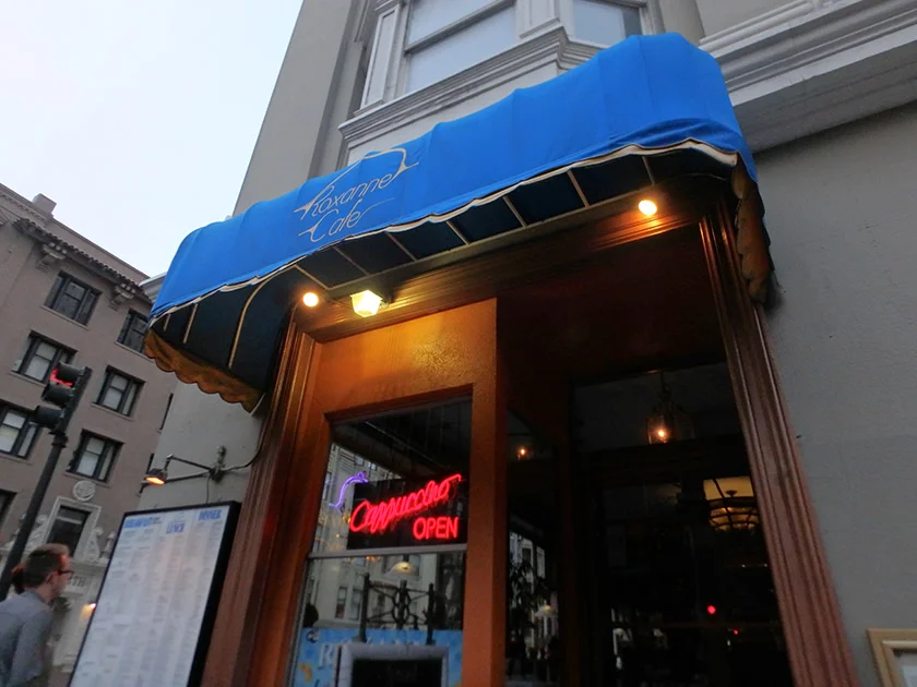 【デルタ航空で往復2万円!サンフランシスコ旅行記 ブログ 21】サンフランシスコの町並みを楽しみながら食事ができるカフェ「Roxanne Cafe」