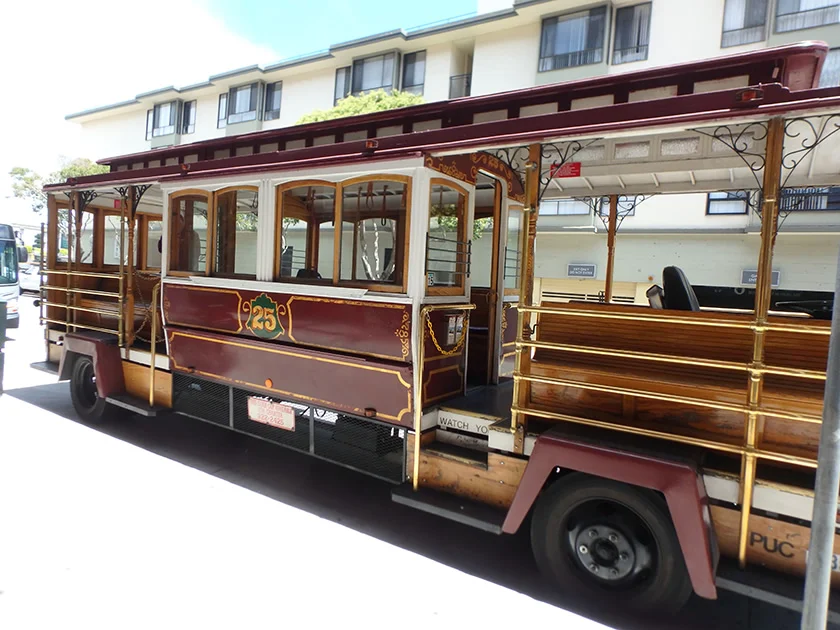[片道1万円！？激安サンフランシスコ旅行記28] フィッシャーマンズワーフ近くのショッピングセンター駐車場に車を停める。